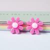 High Quality Fresh Small Flower Without Holes Simple Rounded Corner Patch 10pcs Hair Accessories Bright Face Loose Beads Five Petal Flower