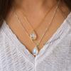 Moonstone faceted necklace , June birthstone Crystal , Teardrop gold filled bezel set moonstone on a 14k gold filled chain , bridesmaid gift