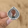 Natural Sunstone Gemstone Multi Stone Adjustable Ring 925 Sterling Silver