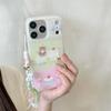 Милый Мультяшный Медведь Пэчворк Чехол для Телефона для iPhone 17, 16 Pro Max, 15, 14