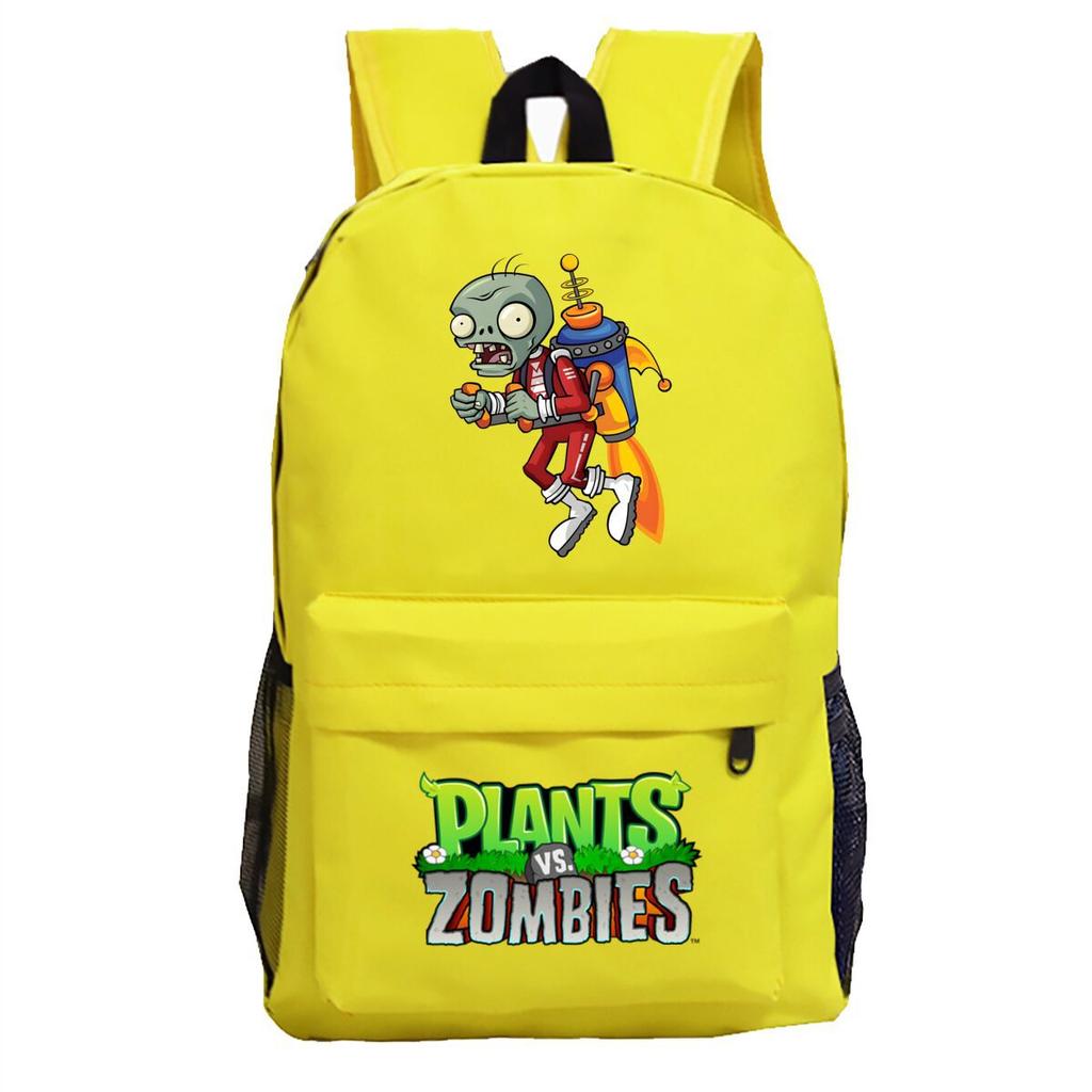 School Bag Plants Vs. Zombies Game Merchandise Personalized Printed Backpack
