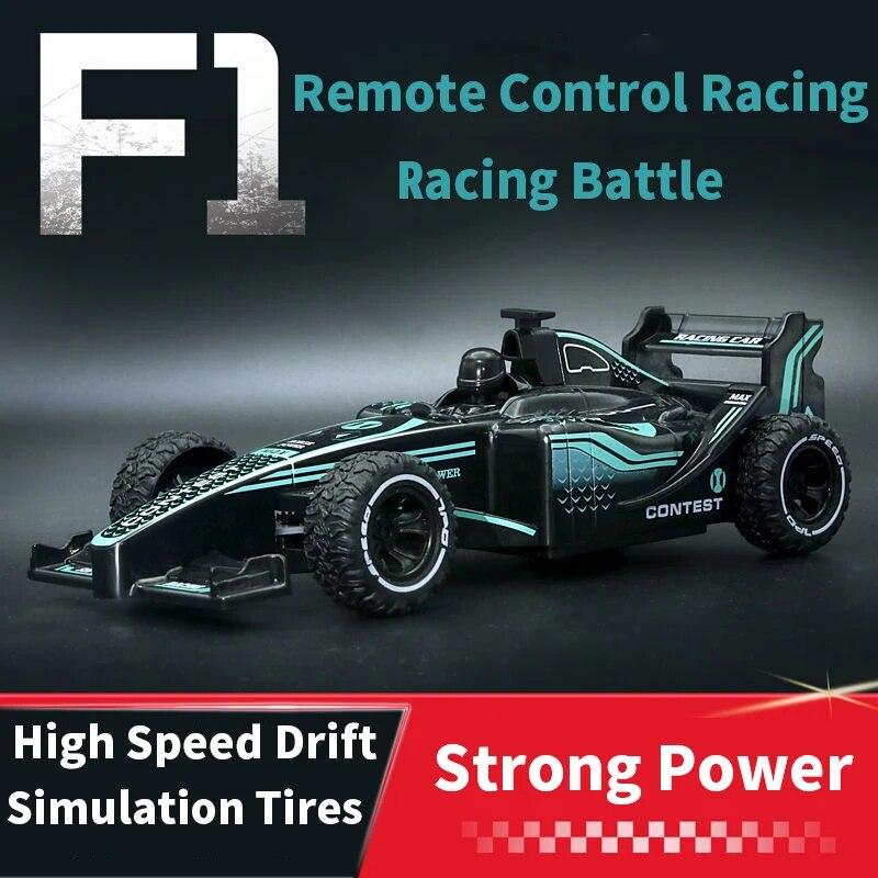 Новый мини-автомобиль с дистанционным управлением F1, перезаряжаемый движущийся гоночный прочный 2,4G, высокоскоростной спортивный автомобиль для дрифта для мальчиков, детские игрушки, подарки