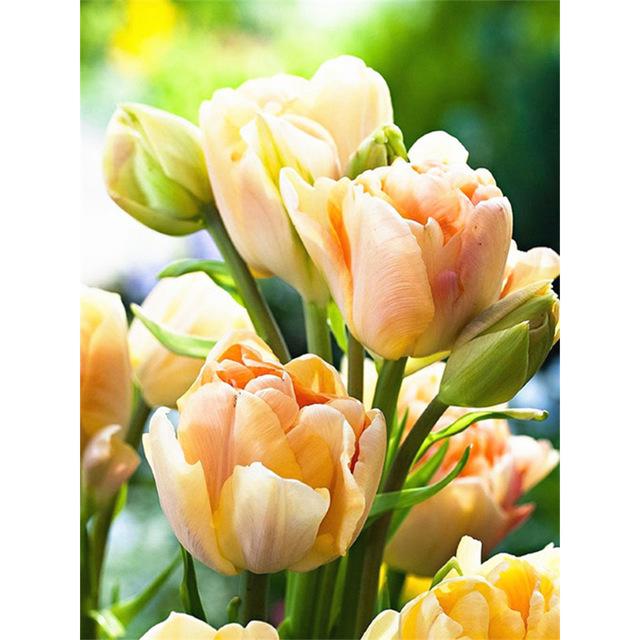 Алмазная картина, цветок, полная квадратная/круглая вышивка, цветочная Алмазная мозаика, вышивка крестиком, картина, стразы, алмазное искусство