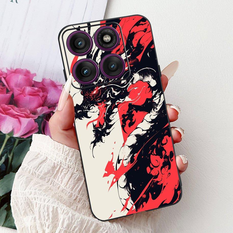For Cover Motorola Moto Edge 60 Case Moto Edge 60 Pro Phone Cases Cool Dragon Carp Silicon Funda For Moto Edge60 Fusion 60s Capa