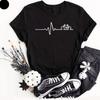 Bike Heart Beat TShirt Motorcycle Motorbike Biker Rider Love Beat Funny Shirt