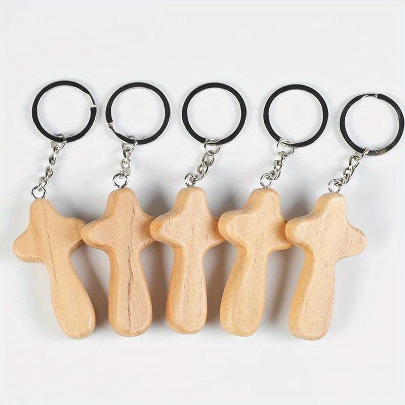 5 шт. брелок для ключей деревянные поделки автомобильный брелок рюкзак подвесной орнамент держатель для ключей для ювелирных изделий