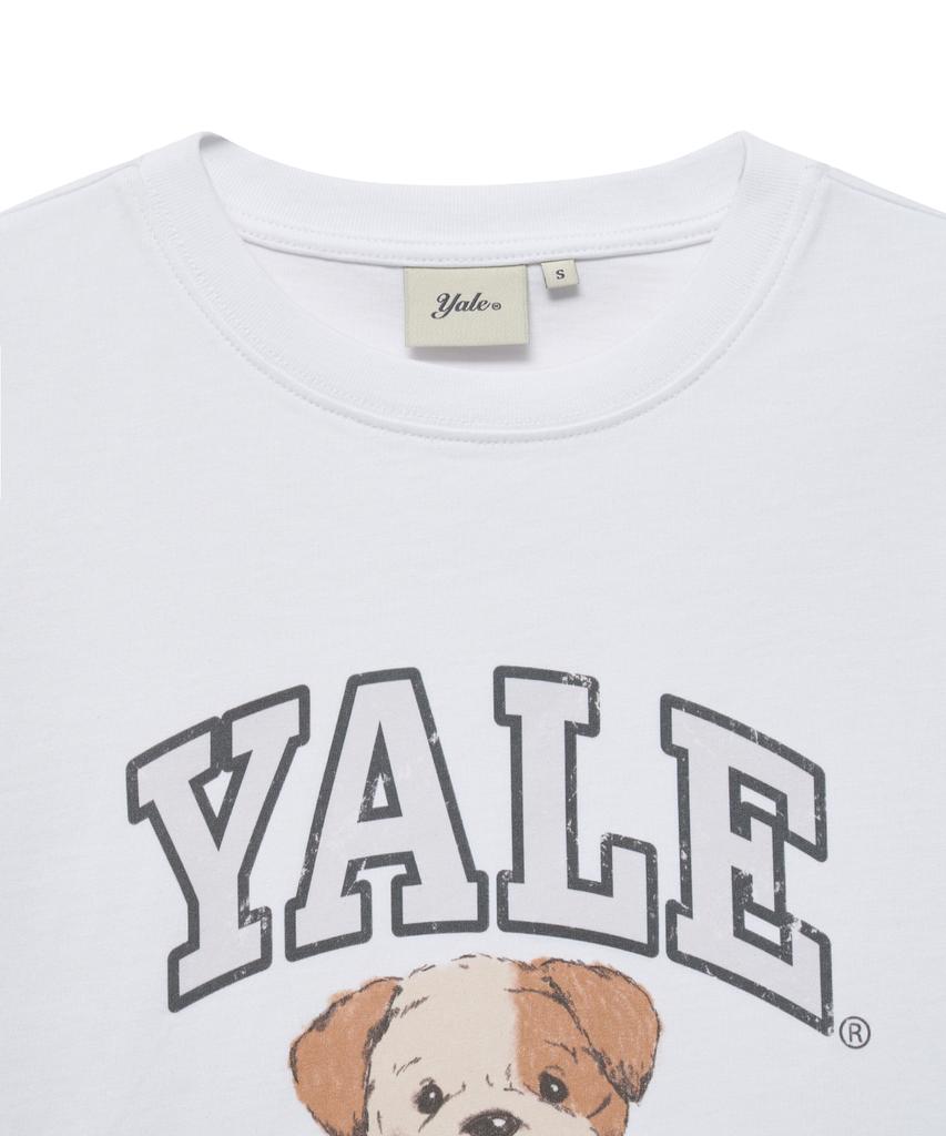 YALE Women'S Teddy Dan Short Sleeve T-Shirt_White