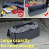 1-piece Car Trunk Organizer, Multi-compartment Foldable Storage Bag with Ergonomic Handle - Durable Interior Accessory for SUVs
