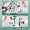 360° Swivel Mechanical Arm Faucet Extender Anti-splash Water Filter Universal For Bathroom Wash Basin