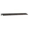 Door Canopy Black 350 x 75 cm Polycarbonate