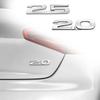3D Металлические 2.0 2.5 Буквы Наклейка-Шильдик на Крыло Автомобиля Задний Значок на Багажник Для 3 6 Axela CX5 CX7 MX5 Хром Черный Аксессуары