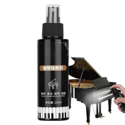 Instrument Polish, Piano Polish & Cleaner 120ml - Piano Key Cleaner, High Gloss Piano Polish, Guitar, Musical Instrument, Piano Cleaner, Maintenance A