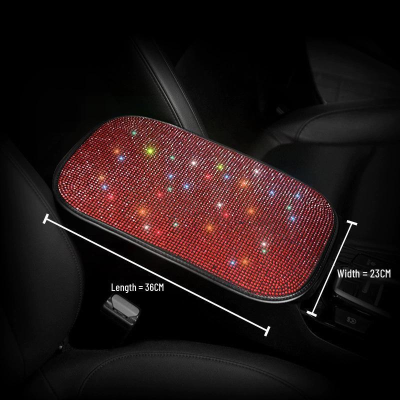 Универсальная утолщенная ромбовидная защитная накладка на подлокотник автомобиля