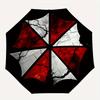 1pc Resident Evil Umbrella Corporation Symbol Umbrella with Plastic Handle,Suitable for All Seasons Home Travel Outdoor UmbrellaM999