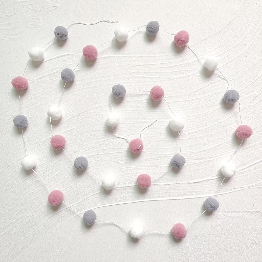 DIY цвет макарон из фетра, веревка, детская комната, палатка, декор, помпон, шар для волос, подвесной кулон, украшение, декор на день рождения