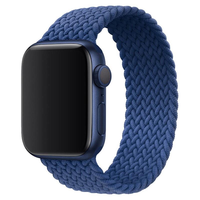 Плетеный ремешок из нейлоновой ткани Solo Loop для Apple Watch Band 44 мм 40 мм 38 мм 42 мм эластичный браслет для Iwatch Series 6 SE 5 4 3