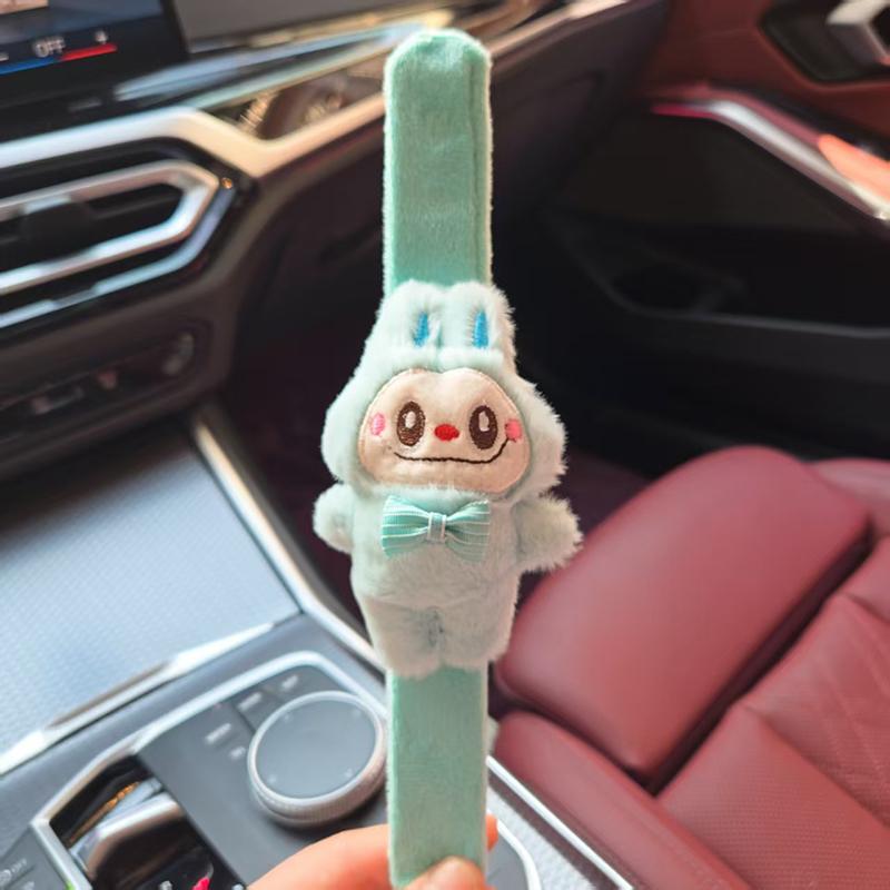 6 ФОТО Мультяшный Лабубу Слэп Снэп Обертывающий Наручный Браслет Милые Забавные Игрушки Детское Украшение для Руки-Кольцо