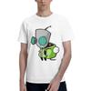 Zims Gir Cartoon for Men Women T Shirts Cool Tees Short Sleeve Crewneck T-Shirts 100% Cotton Unique Clothes