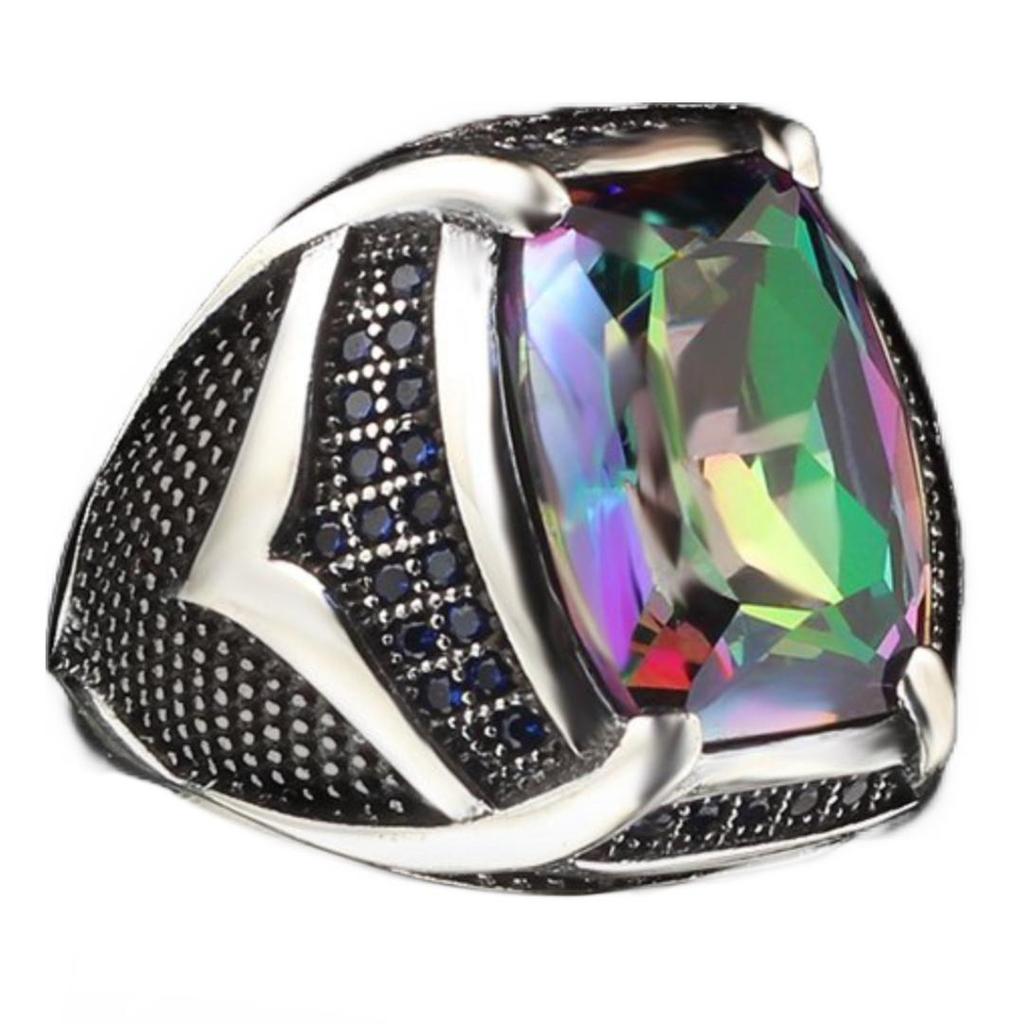 Серебряное мужское кольцо, роскошные украшения, мужские аксессуары, лучший подарок для Besties, аксессуары из стерлингового серебра 925 пробы, лучший подарок на годовщину