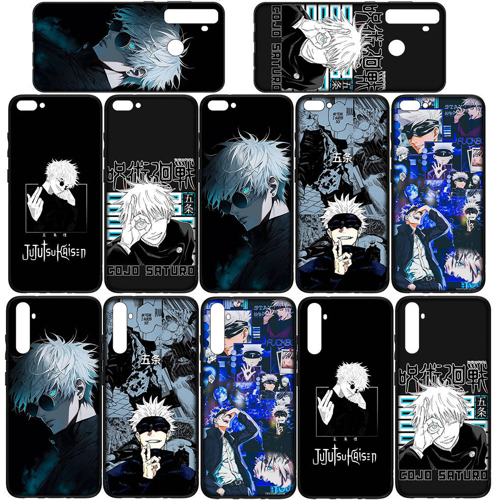 Для Samsung Galaxy S24 S23 iPhone 16 15 14 Xiaomi Redmi Note 13 12 11 Pro Max X 8 9 10 XR OPPO A15 Huawei чехол для телефона аниме дзюдзюцу кайсен годзё сатору