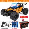 Remote Control Car Rc Drift Racing 1:16 Vehicle Off Road Alloy 2.4g Radio High-speed Trucks With Led Light Climbing Gift Kid Toy