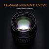 Meisho Optical TTartisan 50mm Large Aperture Manual Focus Prime Lens for Fujifilm Cameras F1.2 APS-C X-mount