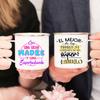 Spanish Printing Mugs Creative Coffee Tea Cups Drinks Water Milk Cup Enamel Mug Handle Drinkware Gifts for Grandpa&Grandma