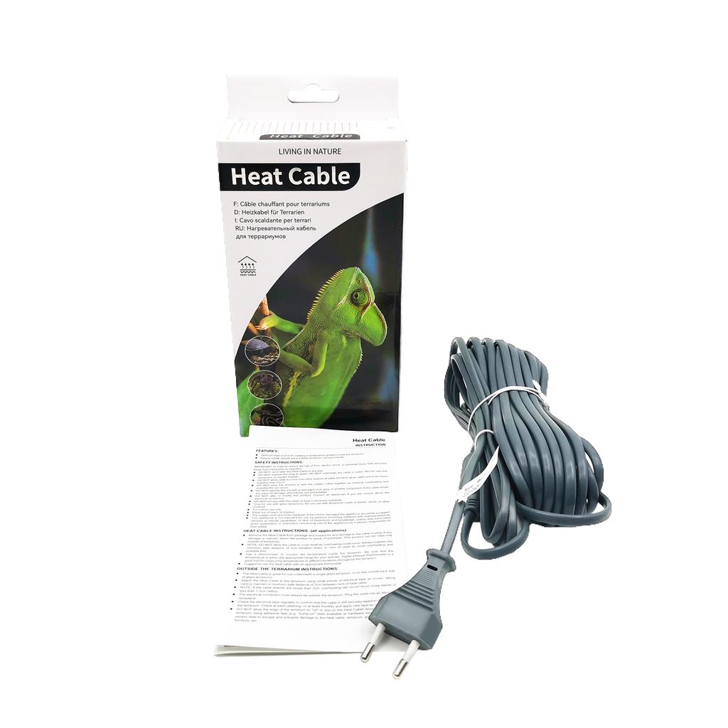 Штекер ЕС/США/Великобритании/Австралии Уход за рептилиями В аксессуарах для питомцев Водонепроницаемая силиконовая резина Греющий кабель для рептилий для обогрева террариума Дно Клетка для питомцев Рептилии Греющий коврик