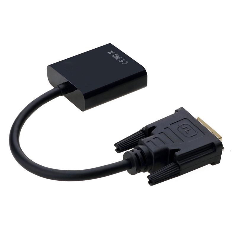 Адаптер дисплея Dvi24+1 к чипу Vga Кабель-адаптер видеокарты Dvi-d к Vga