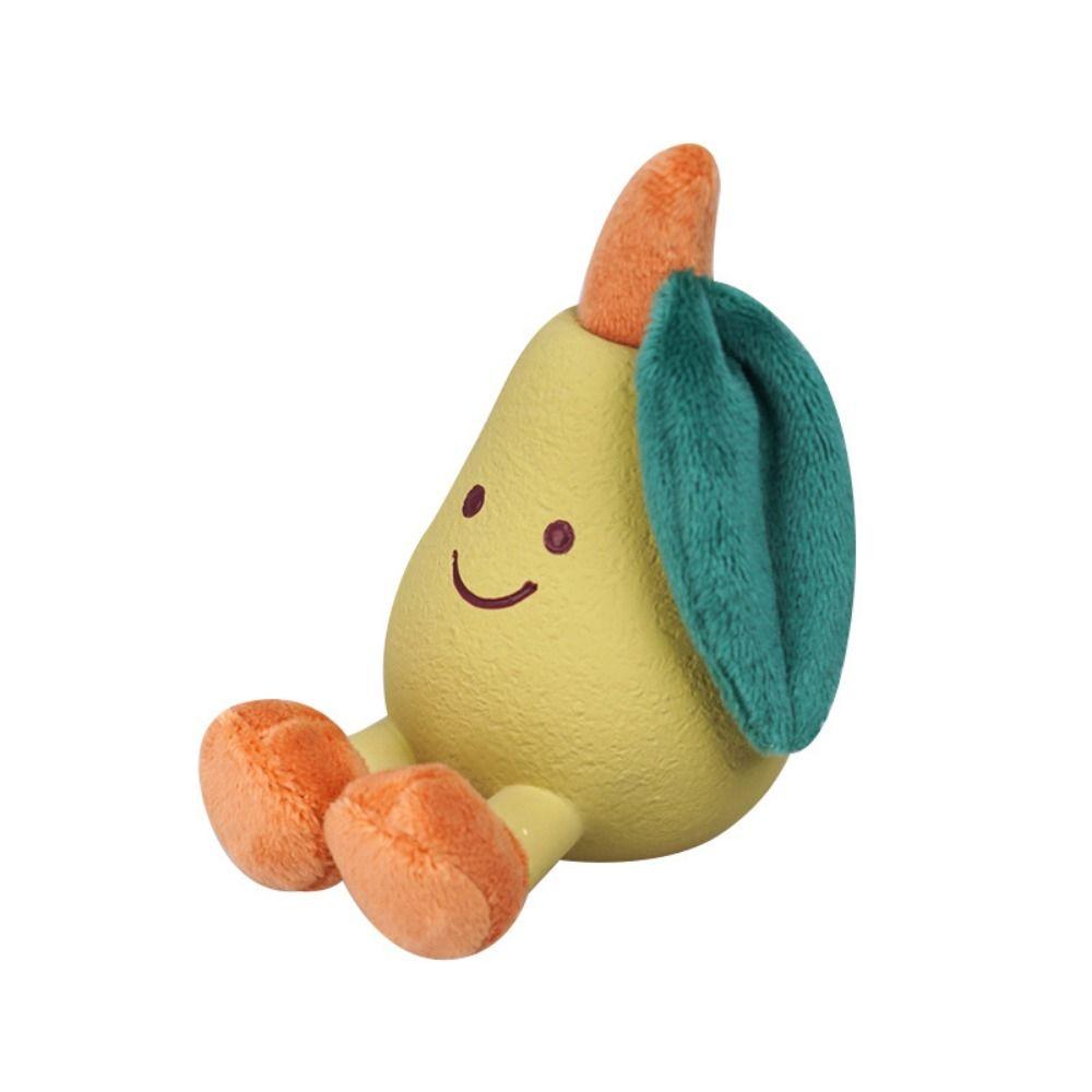 Colorful Pet Latex Plush Toys Fruit Series Dog Chew Toy Dog Squeaky Sound Toys  for Dogs Puppy