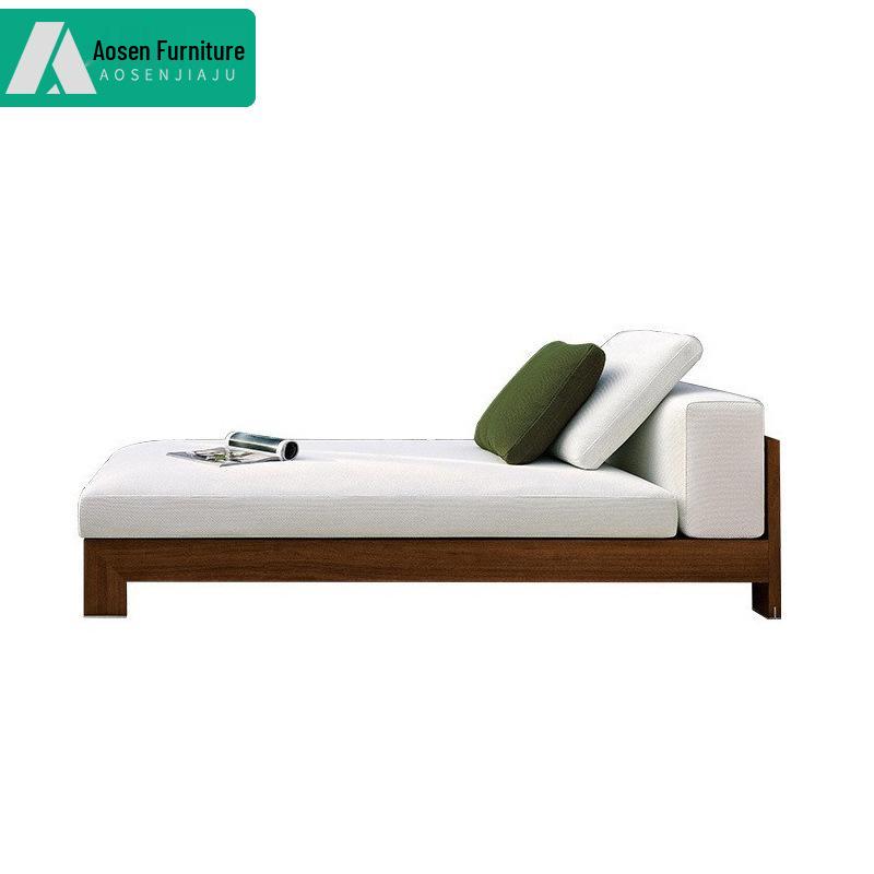 Luxury Teak Outdoor Sofa - Waterproof & Sun-Protected for Patio, Balcony, or Garden