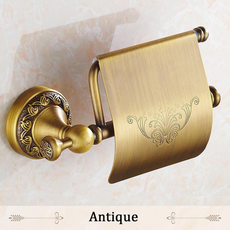 Держатели для бумаги из цельной латуни, античная бронза, держатель для рулонов полотенец, настенная вешалка для бумаги, аксессуары для ванной комнаты, держатель для бумажных салфеток 3708F