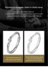 Набор парных колец из стерлингового серебра S999 "Ветвь Ляньли" - Роскошные серебряные кольца для мужчин и женщин