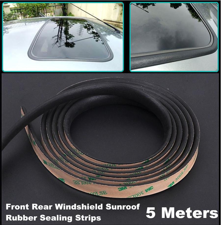 Car Front Window Sealant Rubber Sunroof Triangular Window Sealed Strip Seal Trim