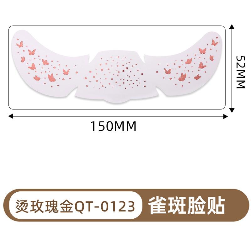 Поставка Макияж Наклейки для лица День святого Валентина Милое украшение в виде любовного шара Креативные тату-наклейки с веснушками Горячее золото и серебро