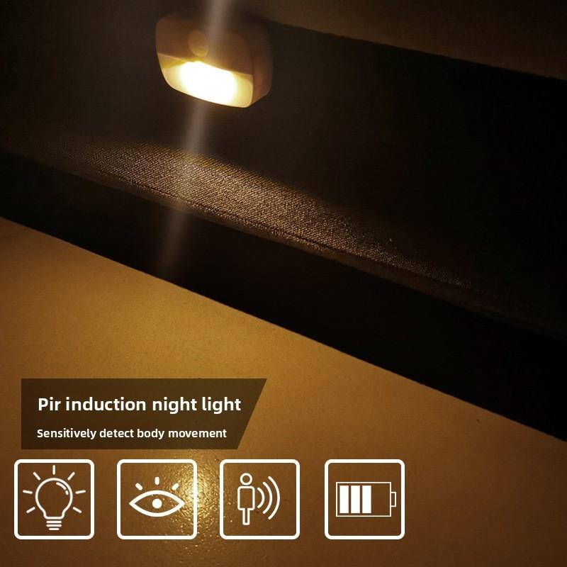 Human Body Sensor Night Light With Infrared Pir Motion Detection For Bedroom Closet Kitchen Hallway