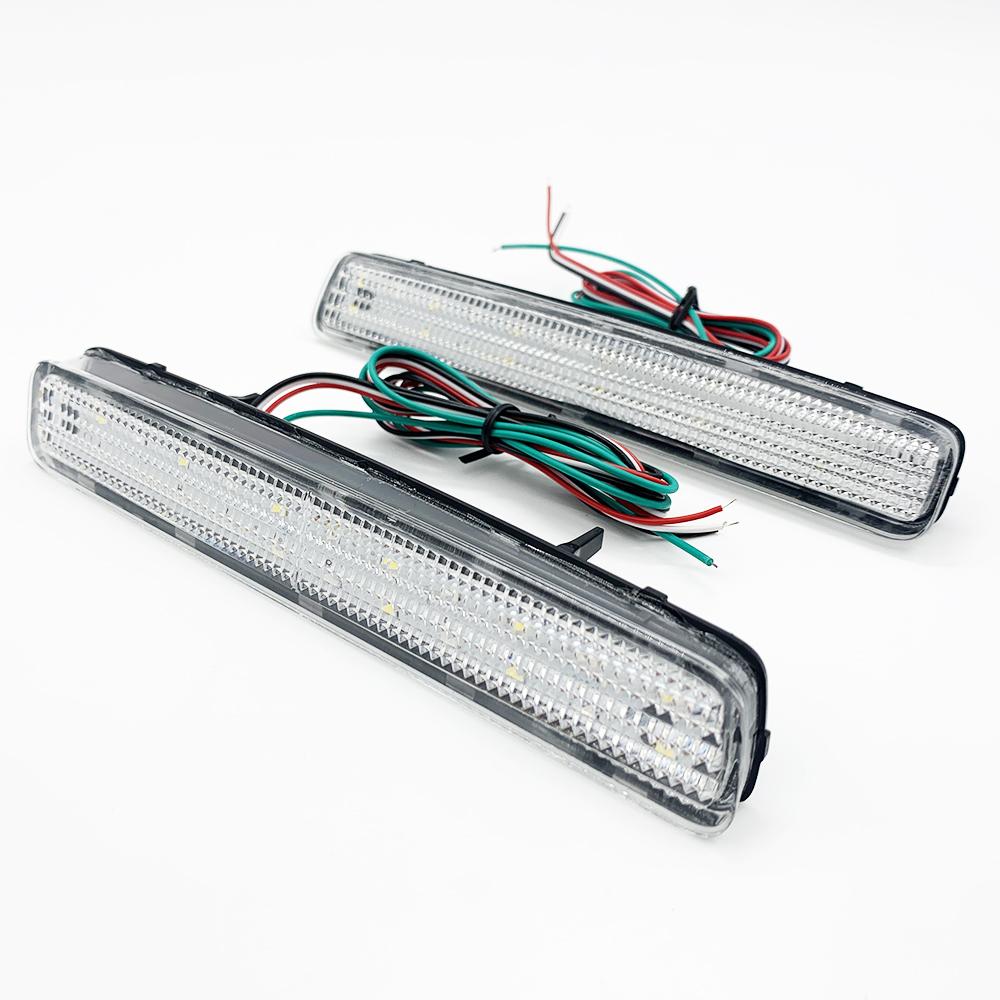 1 Pair LED Car Rear Bumper Reflector Light For Toyota NOAH VOXY 80 Pruis 40