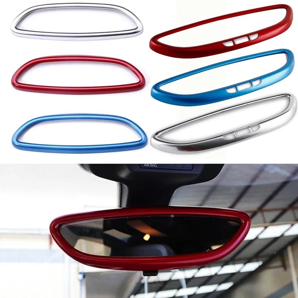 Angelguoguo Car Inner Rearview Mirror Cover Frame Cover Trim Sticker for Porsche Cayenne Macan Panamera
