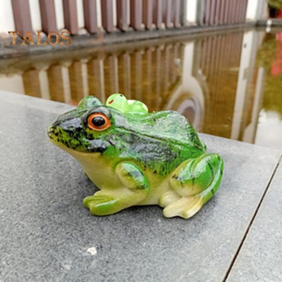 Садовый орнамент из смолы лягушка черепаха скульптура дворовое искусство фигурка газон сад патио балкон наружный декор