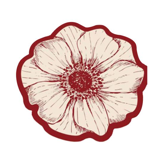 Подставка из диатомита в форме цветка, термостойкая, нескользящая, коврик для стола, быстро впитывающий воду, для кухни, обеденного стола, декоративный домашний декор