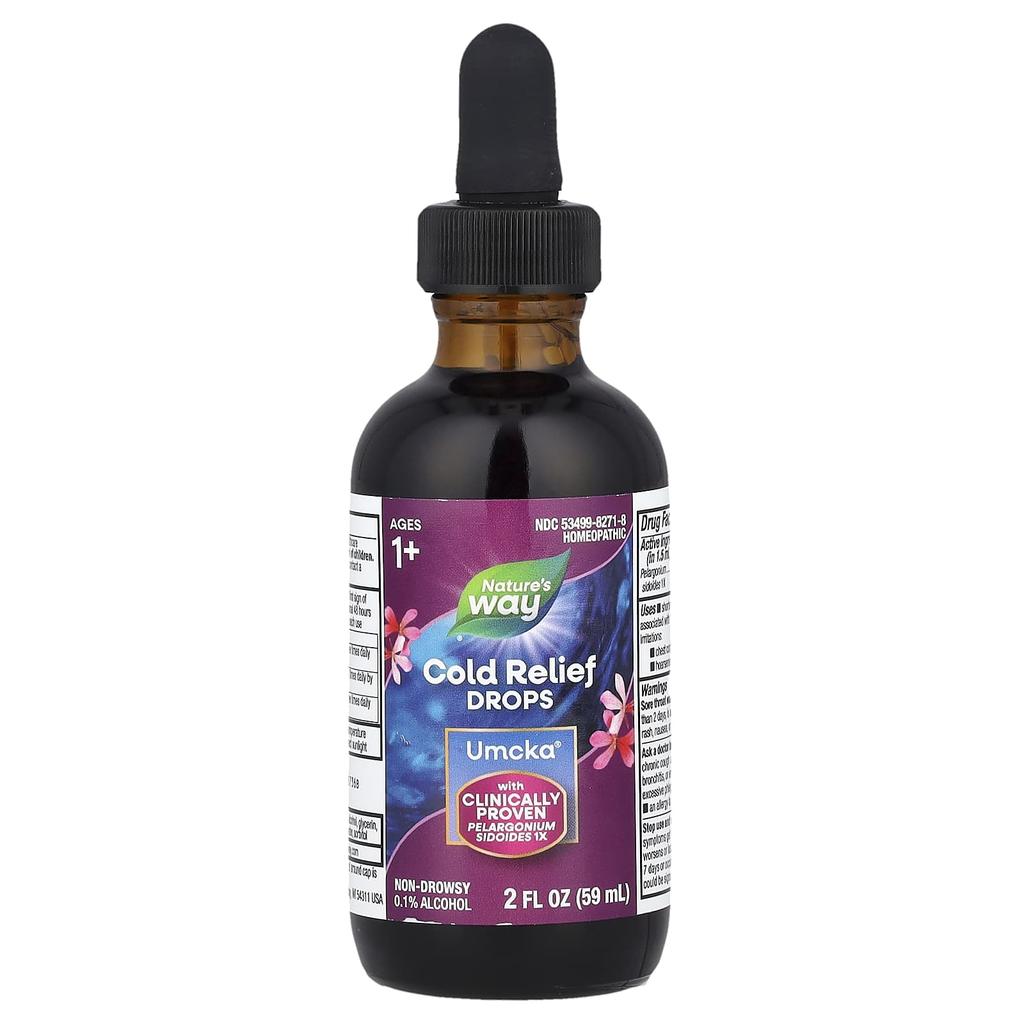 Nature'S Way, Umcka® Cold Relief Drops, Ages 1+, 59 Ml (2 Fl Oz)