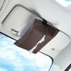 PU Leather Car Tissue Box Cover Sun Visor Seat Back Hanging Type Car Tissue Box Armrest Towel Tissue Storage