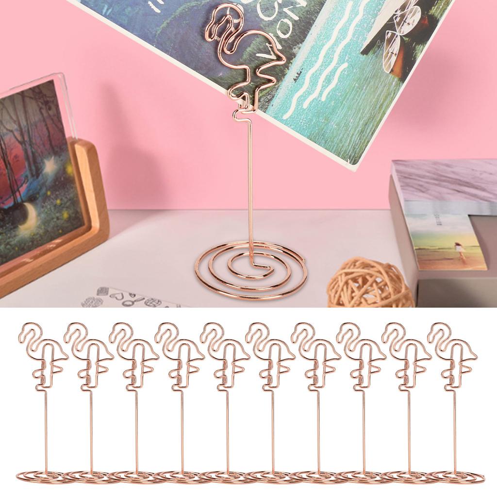 10 шт. зажим для сообщений, настольные карточки, металлические, настольные, фото, заметка, картинка, домашний бизнес, товары для творчества