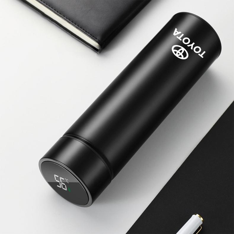 ADF3 304 stainless steel thermos cup smart display vacuum water cup for men and women students high value office cup Toyota Car Logo
