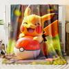 Pok É Mon Themed Printed Flannel Blanket for Bedrooms,Living Rooms,sofa blankets,Offices,Lunch Breaks,Picnics,