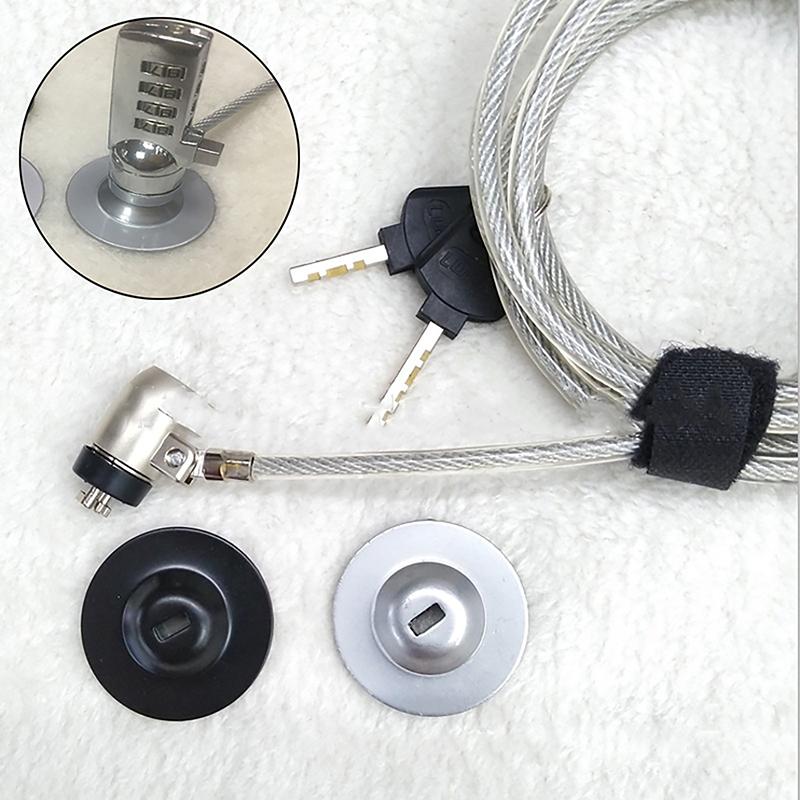 1PC Security Computer Combination Cable Lock Base Tablet Protection Anti Theft Lock Base 7
