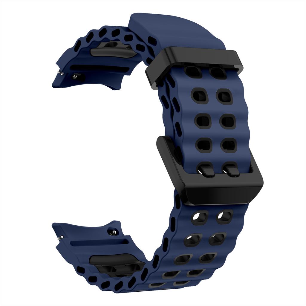 For Samsung Galaxy Watch7 40mm/44mm Silicone Band Dual Color Replacement Watch Strap