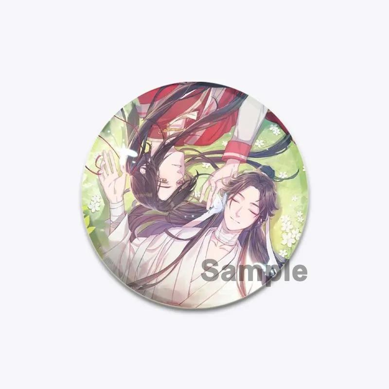 32/44/58MM Chinese Anime Tian Guan Ci Fu Brooche On Backpack Cartoon Badge Xie Lian Hua Cheng Enamel Pin Jewelry Accessorie Gift