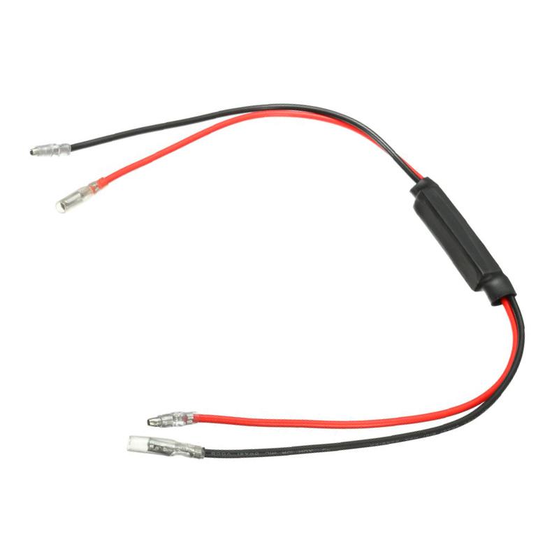 A pair of 12V 10W Motorcycle Signal Lights From Yamaha/Honda/Suzuki, Equipped With LED Load Resistors And Used As Flashing Turn