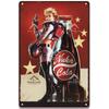 Nuka Cola Drink Posters Game Metal Sign Retro Tin Sign Plaque Metal Vintage Wall Decor for Bar Pub Club Man Cave Decoration